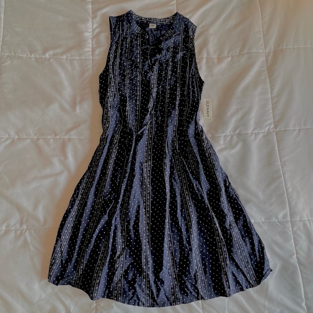 Old Navy Dark Blue Summer Dress